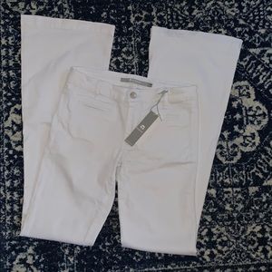 NWT white flare jeans!